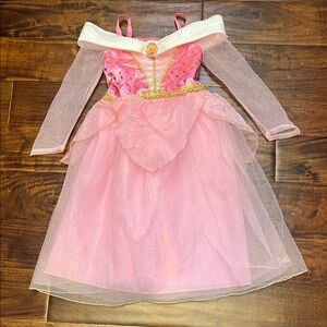 Disney Princess Sleeping Beauty Costume Dress Girls Size 5/6